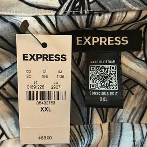 Lead/Floral Casual button down